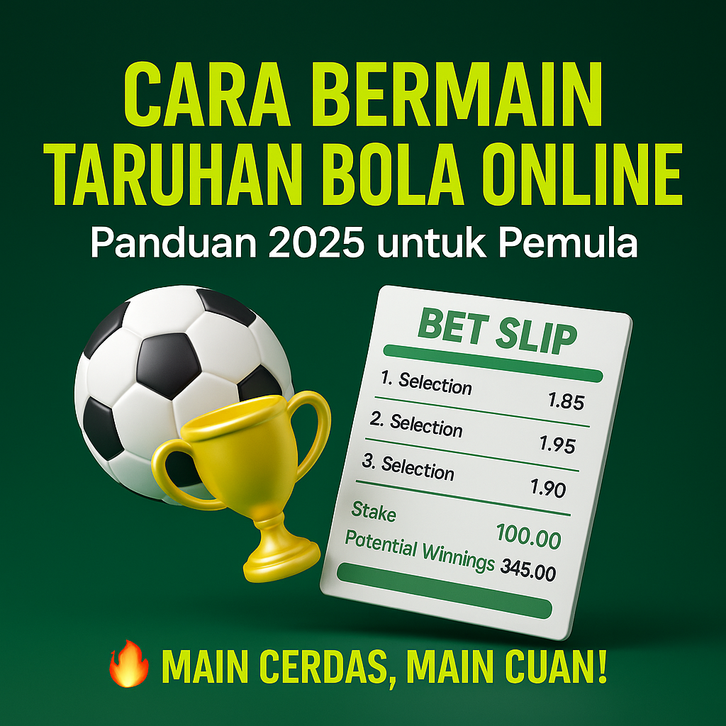 Panduan Taruhan Bola Online 2025 · Cocok untuk Pemula!